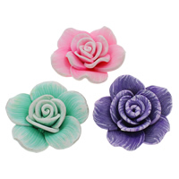 Polymer Clay Beads Flower handmade mixed colors Approx 1-1.5mm Sold By Bag