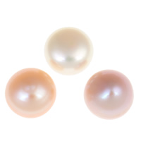 Hälften Borrade odlad sötvattenspärla pärlor, Freshwater Pearl, Dome, Halvborrade, fler färger för val, Grade AA, 12-13mm, Hål:Ca 0.8mm, Säljs av Par