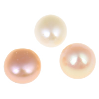 Hälften Borrade odlad sötvattenspärla pärlor, Freshwater Pearl, Dome, naturlig, Halvborrade, fler färger för val, Grade AA, 4-4.5mm, Hål:Ca 0.8mm, 90Pairs/Bag, Säljs av Bag