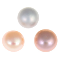 Hälften Borrade odlad sötvattenspärla pärlor, Freshwater Pearl, Dome, Halvborrade, fler färger för val, Grade AA, 5.5-6mm, Hål:Ca 0.8mm, 60Pairs/Bag, Säljs av Bag