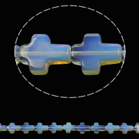 الخرز العقيق البحر, البحر أوبال, عبر, 12x16x5mm, حفرة:تقريبا 1mm, تقريبا 25أجهزة الكمبيوتر/حبلا, تباع لكل تقريبا 16.5 بوصة حبلا