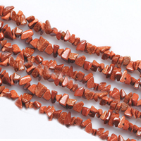 Goldstone Beads, Nuggets, natuurlijk, 4-7mm, Gat:Ca 1-2mm, Lengte Ca 15 inch, 10strengen/Lot, 120pC's/Strand, Verkocht door Lot