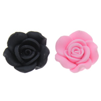 Polymer Clay Beads Flower handmade mixed colors Approx 1mm Sold By Bag