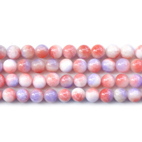 Dyed Jade Beads Round Length Approx 15 Inch Sold By Lot