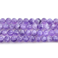 Natuurlijke Amethyst kralen, Amethist, Pompoen, Februari Birthstone & verschillende grootte voor keus & gegolfd, Per verkocht Ca 15 inch Strand