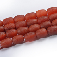 Φυσικά Χάντρες Red Agate, Στήλη, φυσικός, 13x18mm, Τρύπα:Περίπου 1.2mm, Μήκος Περίπου 15 inch, 2Σκέλη/Παρτίδα, 21PCs/Strand, Sold Με Παρτίδα