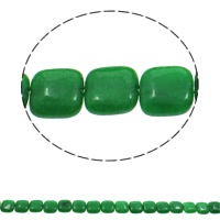 Jade Μαλαισία Χάντρα, Πλατεία, φυσικός, 14x18mm, Τρύπα:Περίπου 1mm, Περίπου 28PCs/Strand, Sold Per Περίπου 15.3 inch Strand