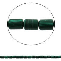 Malakit Bead, Kolonn, syntetisk, 10x14mm, Hål:Ca 1mm, Ca 28PC/Strand, Såld Per Ca 15.7 inch Strand