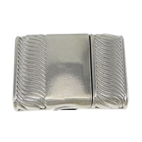 Zinc Alloy Magnetic Clasp Rectangle platinum color plated nickel lead & cadmium free Approx Sold By Lot