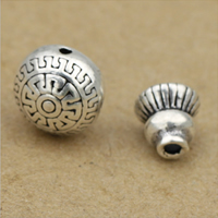 An Téalainn Sterling Silver Nascóirí smután Button, 16x10mm, 10ríomhairí pearsanta/Lot, Díolta De réir Lot