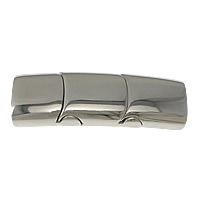 Stainless Steel Magnetic Clasp Rectangle original color Approx Sold By Lot