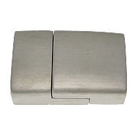 Stainless Steel Magnetic Clasp Rectangle original color Approx Sold By Lot