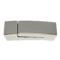 Stainless Steel Magnetic Clasp Rectangle original color Approx Sold By Lot