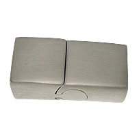 Stainless Steel Magnetic Clasp Rectangle original color Approx Sold By Lot