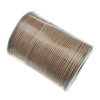 Nylon Polypropylen Cord, med plast slid & Papper, kaffe färg, 65x87mm, 1.5mm, Hål:Ca 18mm, 100varv/PC, Säljs av PC