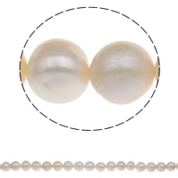 Krumpir Kulturan Slatkovodni Pearl perle, prirodan, bijel, 12-15mm, Rupa:Približno 0.8mm, Prodano Per Približno 15.7 inčni Strand