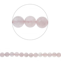 Prirodna ruža kvarca kuglice, Rose Quartz, Krug, prirodan, različite veličine za izbor & faceted, Rupa:Približno 1.5mm, Prodano Per Približno 15.5 inčni Strand