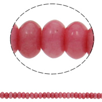 الخرز مادة شفافة, هل rondelle, طبيعي, 10x6mm, حفرة:تقريبا 1.5mm, تقريبا 65أجهزة الكمبيوتر/حبلا, تباع لكل تقريبا 15.7 بوصة حبلا