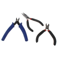 Nakit Plier, Ferronickel, s Plastika, pozlaćen, nikal, olovo i kadmij besplatno, 70x108x10-93x130x12mm, 225x70x35mm, 5računala/Set, Prodano By Set