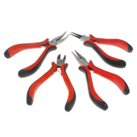 Nakit Plier, Ferronickel, s Plastika, pozlaćen, nikal, olovo i kadmij besplatno, 60x135x14mm-60x140x14mm, 60x115x30mm, 4računala/Set, Prodano By Set