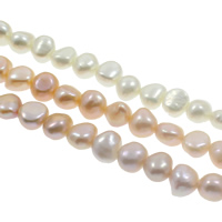 Cultured Baroque Freshwater Pearl Beads natural Grade AAA 8-9mm Approx 0.8mm Sold Per Approx 15.7 Inch Strand