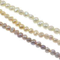 Barock odlad sötvattenspärla pärlor, Freshwater Pearl, naturlig, fler färger för val, Grade A, 10-11mm, Hål:Ca 0.8mm, Såld Per Ca 15.3 inch Strand