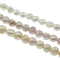 Barok Gekweekte Zoetwater Parel kralen, natuurlijk, meer kleuren voor de keuze, Grade A, 11-12mm, Gat:Ca 0.8mm, Per verkocht Ca 15.3 inch Strand