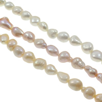 Barokní kultivované sladkovodní perle, Sladkovodní Pearl, Baroko, přírodní, více barev na výběr, Grade AA, 12-15mm, Otvor:Cca 0.8mm, Prodáno za Cca 15.7 inch Strand