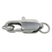 Mässing Karbinlås, platina pläterad, nickel, bly och kadmium gratis, 20x7.50x3mm, Hål:Ca 3mm, 5PC/Bag, Säljs av Bag