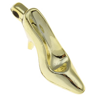 Acryl Hangers, Schoenen, gold plated, 11.50x37x20mm, Gat:Ca 2mm, 20pC's/Bag, Verkocht door Bag