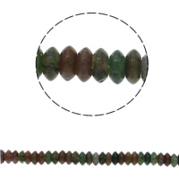 Gemstone šperky Korálky, Drahokam, Flat Round, přírodní, 6.5x3mm, Otvor:Cca 1.5mm, Cca 134PC/Strand, Prodáno za Cca 15.7 inch Strand