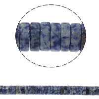 Blue Spot Kivihelmilajitelma, Heishi, luonnollinen, 15x5mm, Reikä:N. 1.5mm, N. 77PC/Strand, Myyty Per N. 15.7 tuuma Strand