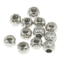 Iron Jewelry Beads plated corrugated lead & cadmium free Approx 1mm Sold By Bag