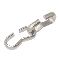 Ruostumaton teräs Quick Link Connector, alkuperäinen väri, 4x8x1mm, 1000PC/laukku, Myymät laukku