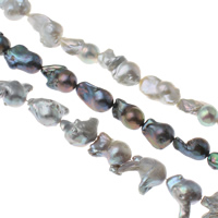 Slatkovodni Kulturan jezgrom Pearl perle, Kulturan Slatkovodni jezgrom Pearl, Keishi, više boja za izbor, 18-20mm, Rupa:Približno 0.8mm, Prodano Per Približno 15.3 inčni Strand