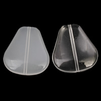 Transparent Acrylic Beads Teardrop Approx 1mm Approx Sold By Lot