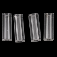 Transparent Acrylic Beads Rectangle Approx 2mm Approx Sold By Lot