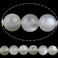 Moonstone Beads, Månesten, Runde, forskellig størrelse for valg, Hole:Ca. 1mm, Solgt Per Ca. 15 inch Strand