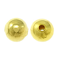 Brass korut Helmet, Messinki, Pyöreä, kullan väri kullattu, nikkeli, lyijy ja kadmium vapaa, 5mm, Reikä:N. 1mm, 100PC/laukku, Myymät laukku