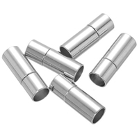 Blås Bajonett Lås, Mässing, Kolonn, platina pläterad, nickel, bly och kadmium gratis, 7x20mm, Hål:Ca 6mm, 100PC/Lot, Säljs av Lot