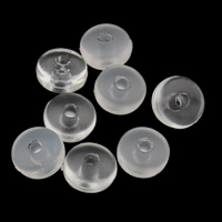 Transparent Acrylic Beads Flat Round Approx 1mm Approx Sold By Lot