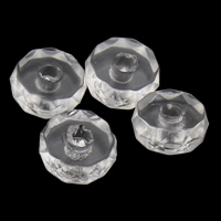 Transparent Acrylic Beads Rondelle Approx 1mm Approx Sold By Lot