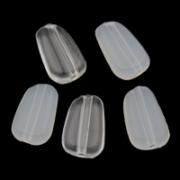 Transparent Akrylpärlor, Akryl, Oval, olika stilar för val, 8x12x4mm, Hål:Ca 1mm, 2Väskor/Lot, Ca 2500PC/Bag, Säljs av Lot