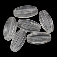 Transparent Acrylic Beads Drum corrugated Approx 1mm Approx Sold By Lot