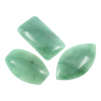 Colgantes de Aventurina, Aventurina verde, natural, 36x63x7mm-43x46x6mm, agujero:aproximado 2mm, 5PCs/Bolsa, Vendido por Bolsa