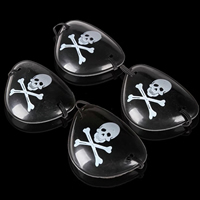 Plaisteach Oíche Shamhna Pirate Blinder, Oíche Shamhna Jewelry Gift, 80x60mm, Díolta De réir PC