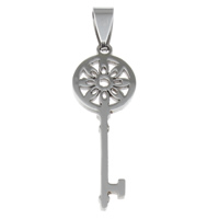 Stainless Steel Pendants Key original color Approx Sold By Bag