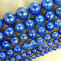 Lapis Lazuli Pärlor, Naturliga Lapis Lazuli, Rund, olika storlek för val, nickel, bly och kadmium gratis, Hål:Ca 1-2mm, Såld Per Ca 15 inch Strand