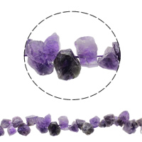 Druzy Perlen, Amethyst, natürlich, Februar Birthstone & druzy Stil, 14-20mm, Bohrung:ca. 1mm, ca. 40PCs/Strang, verkauft per ca. 15.7 ZollInch Strang