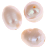 Potatis odlad sötvattenspärla pärlor, Freshwater Pearl, naturlig, purpur, 8-9mm, Hål:Ca 0.8mm, 10PC/Bag, Säljs av Bag